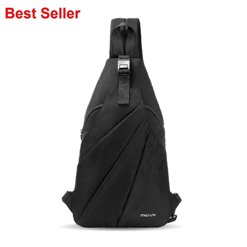 Nylon Slim Crossbody Sling Backpack Lightweight Daypack For Travel Hiking